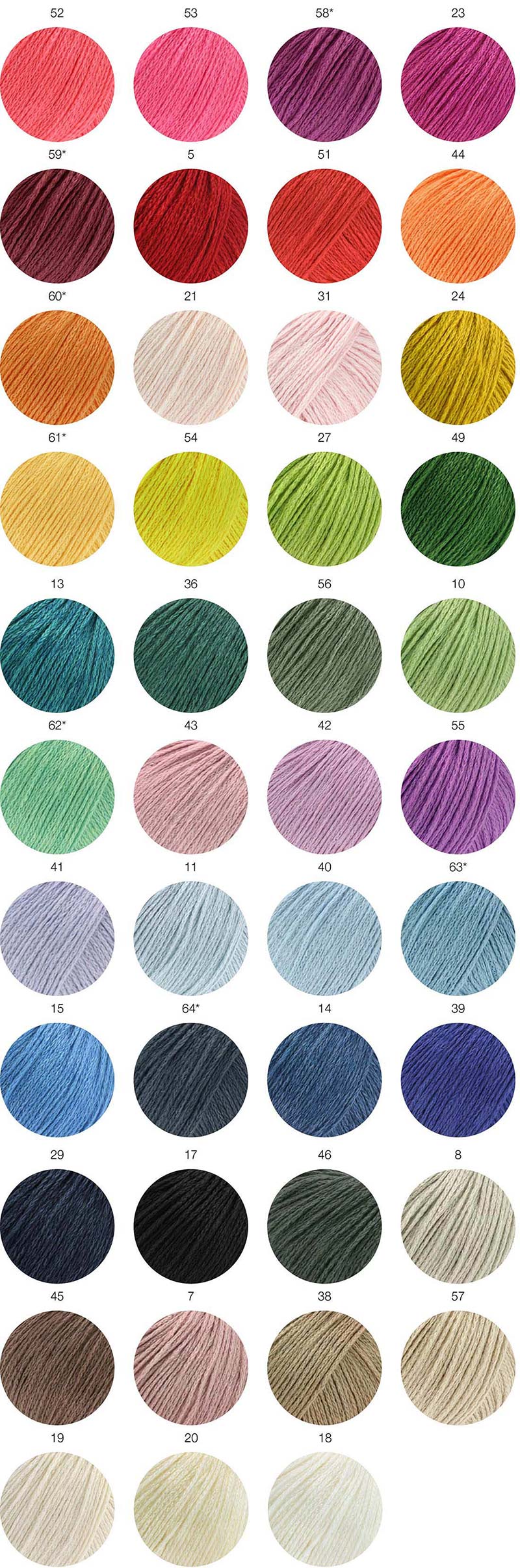 Alta Moda Cotolana Lana Grossa Farbkarte