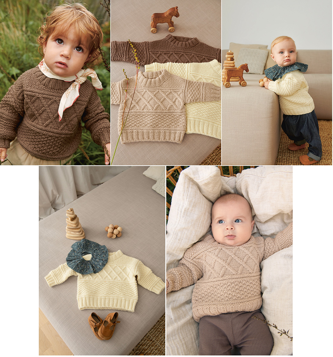 Guernsey Sweater Baby Sandnes Garn
