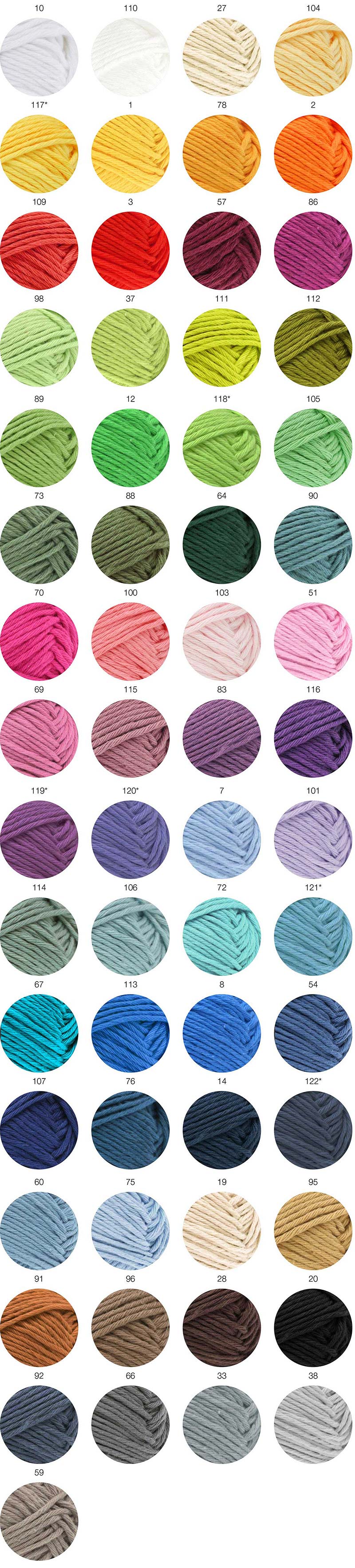 Star Farbkarte Lana Grossa