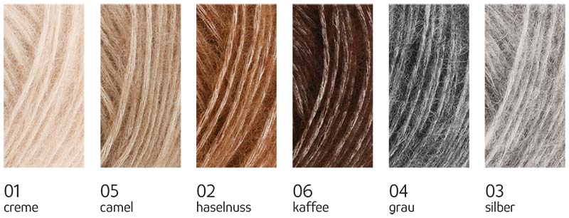 Alpaca Cotton Austermann Farbkarte