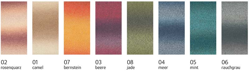 Alpaca Silk Austermann Farbkarte