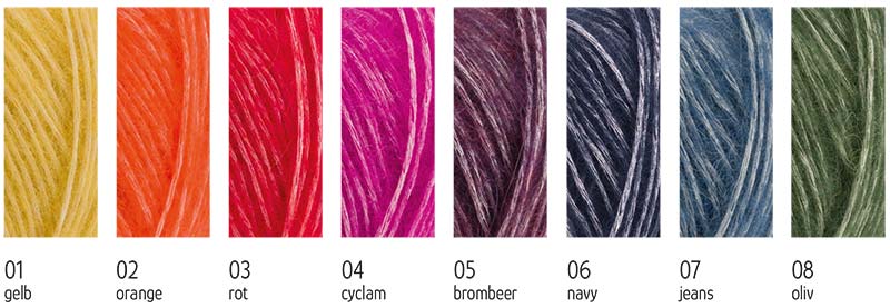 Briana Alpaca Cotton Austermann Farbkarte