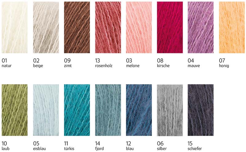 Cashmere Cloud Austermann Farbkarte