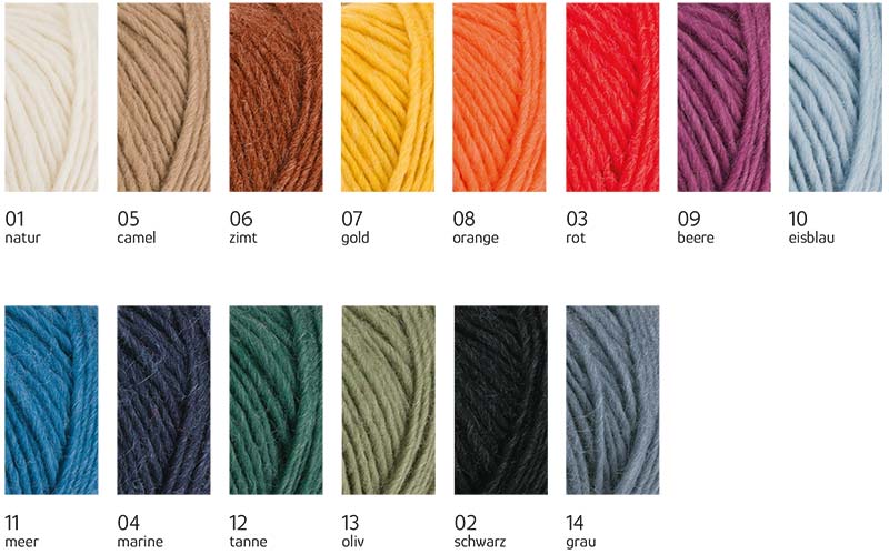 Maxin Farbkarte Austermann