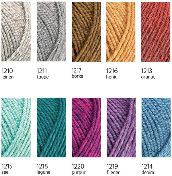 Merino 160 Color Austermann Farbkarte