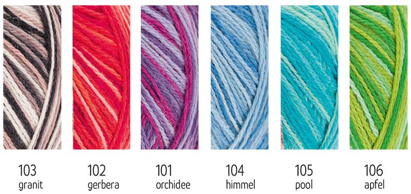 Merino Cotton Color Austermann Farbkarte