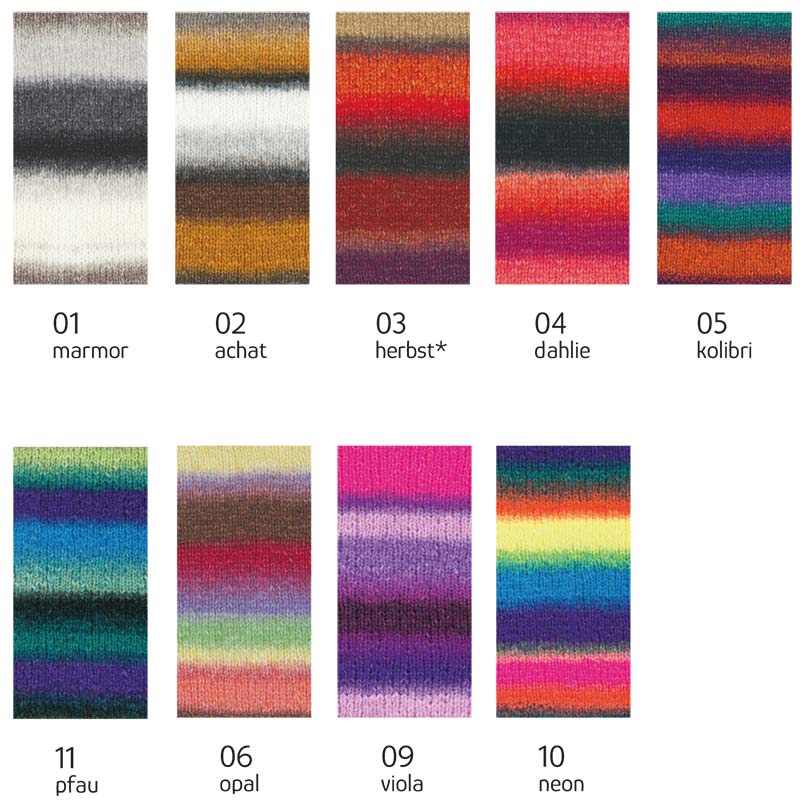 Runa Austermann Farbkarte