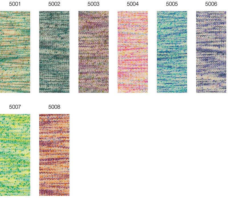 Cool Wool Spots Farbkarte Lana Grossa