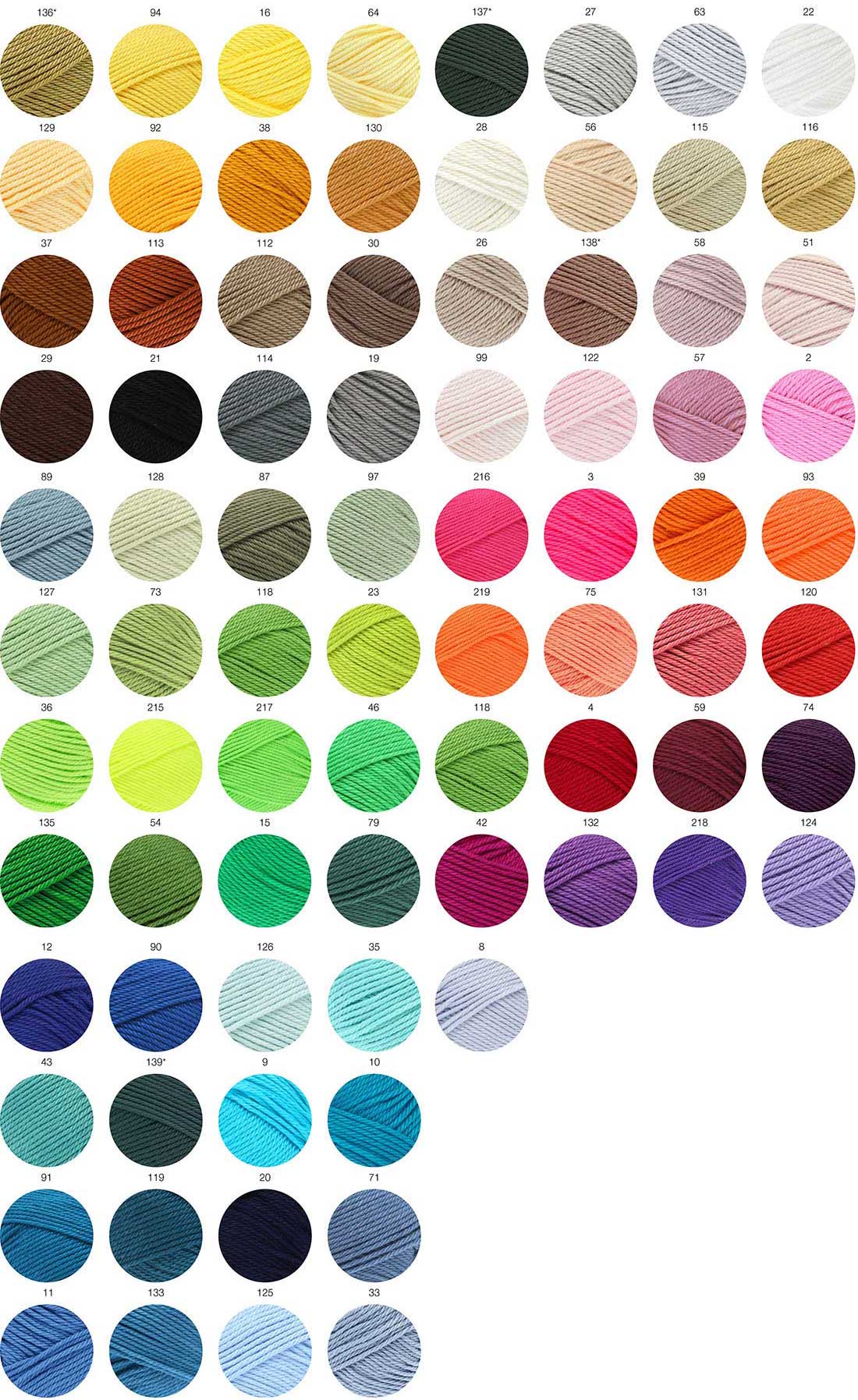 Cotone Farbkarte Lana Grossa