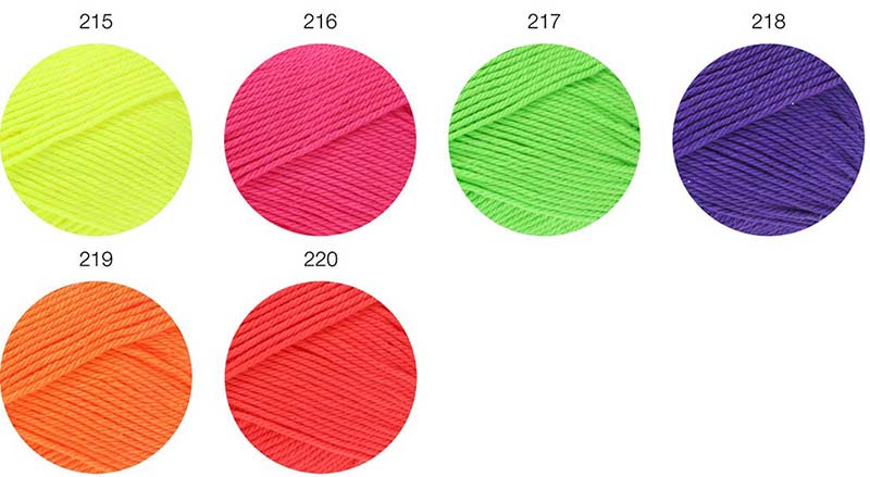 Cotton Neon Farbkarte Lana Grossa