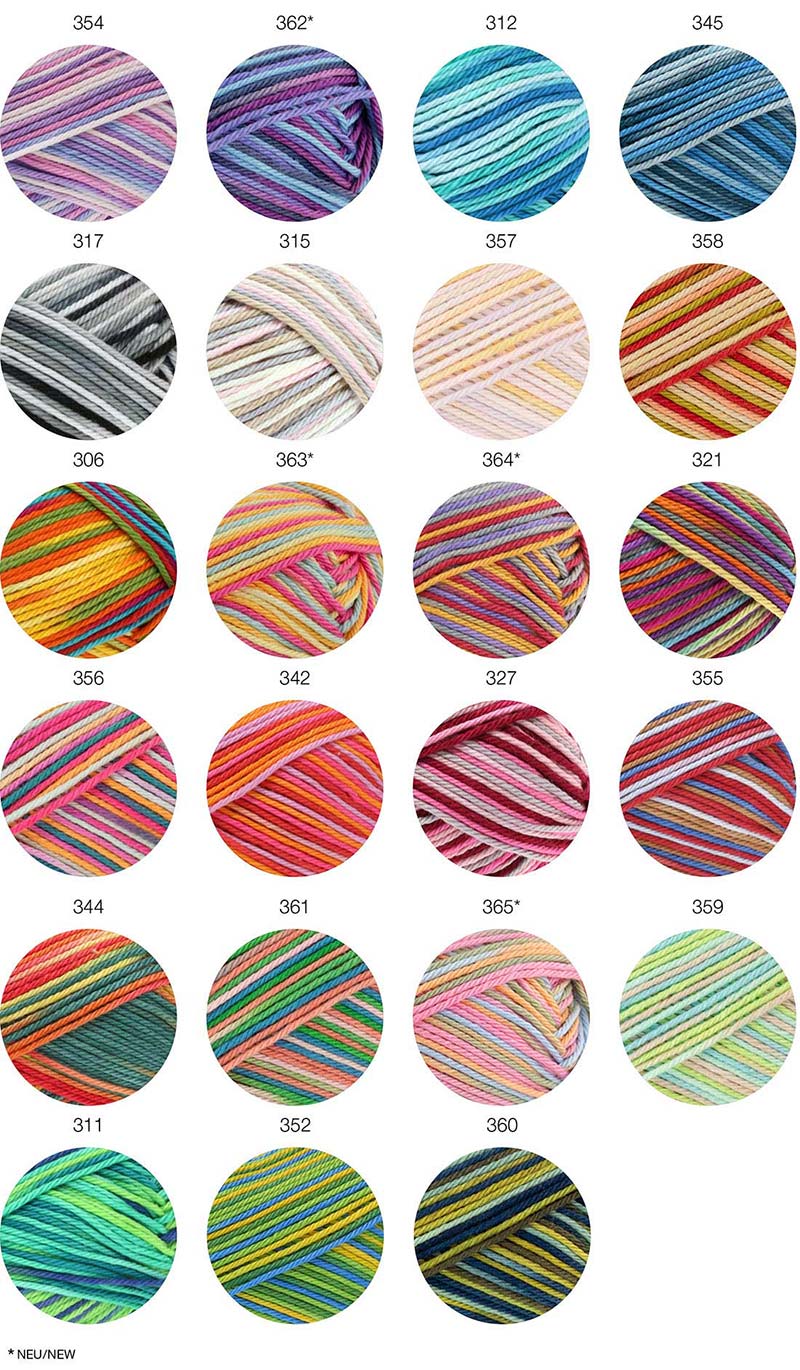 Cotone Print Farbkarte Lana Grossa
