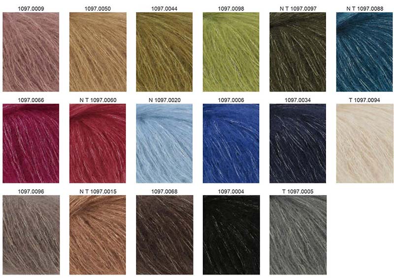 Delizia Lang Yarns Farbkarte