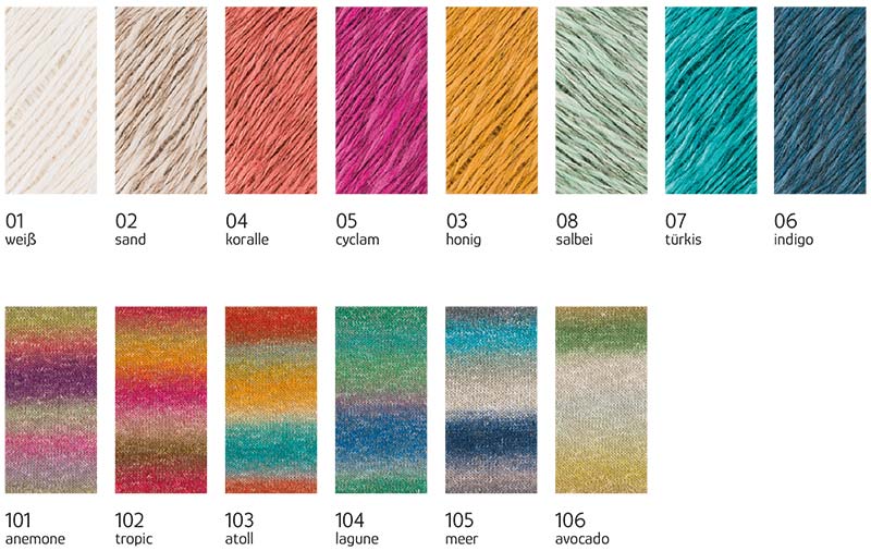 Coleen Linen Austermann Farbkarte