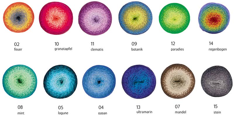 Fantasy Colours Austermann Farbkarte