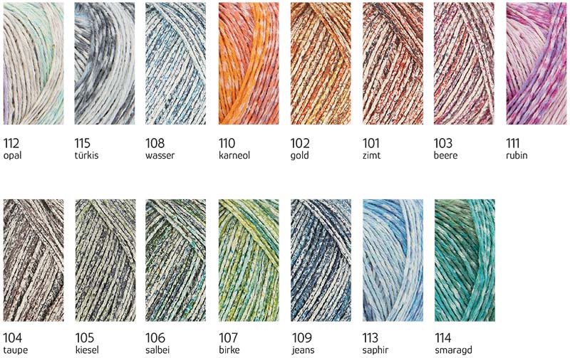 Magic Silk Color Austermann Farbkarte