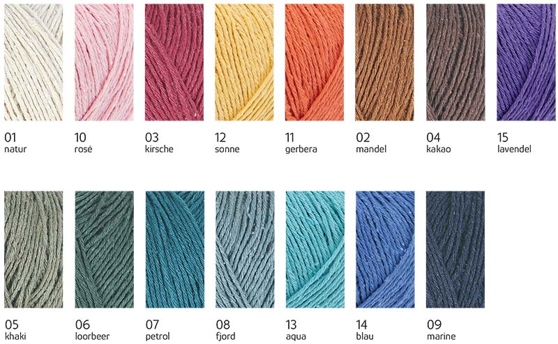 Farbkarte Magic Silk Austermann