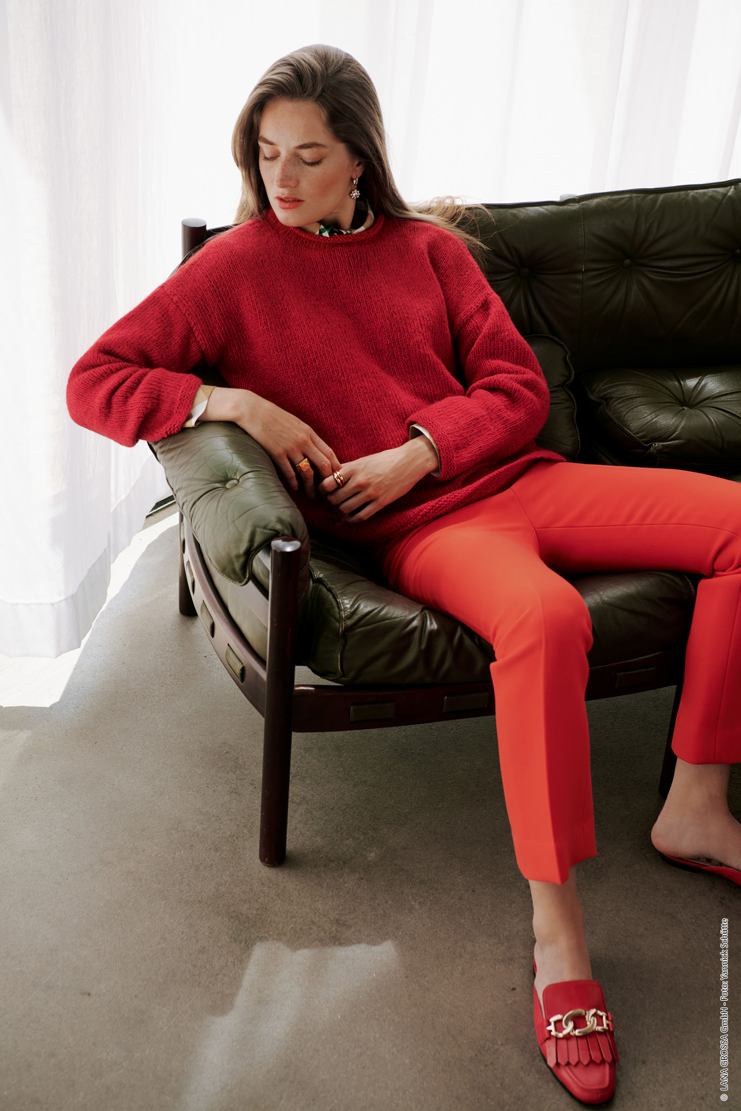 Strickset Pullover glatt rechts