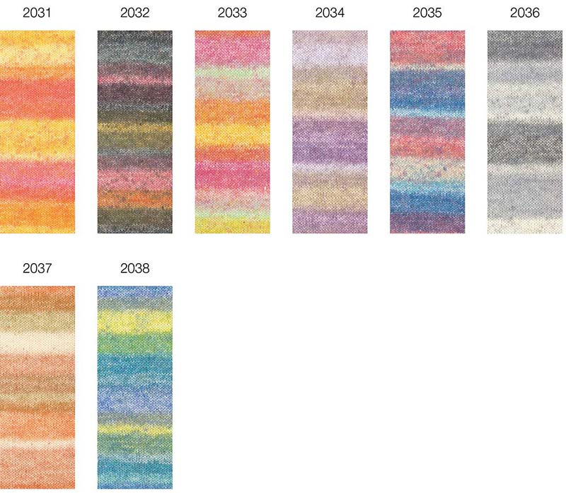 Gomitolo Mambo Farbkarte Lana Grossa