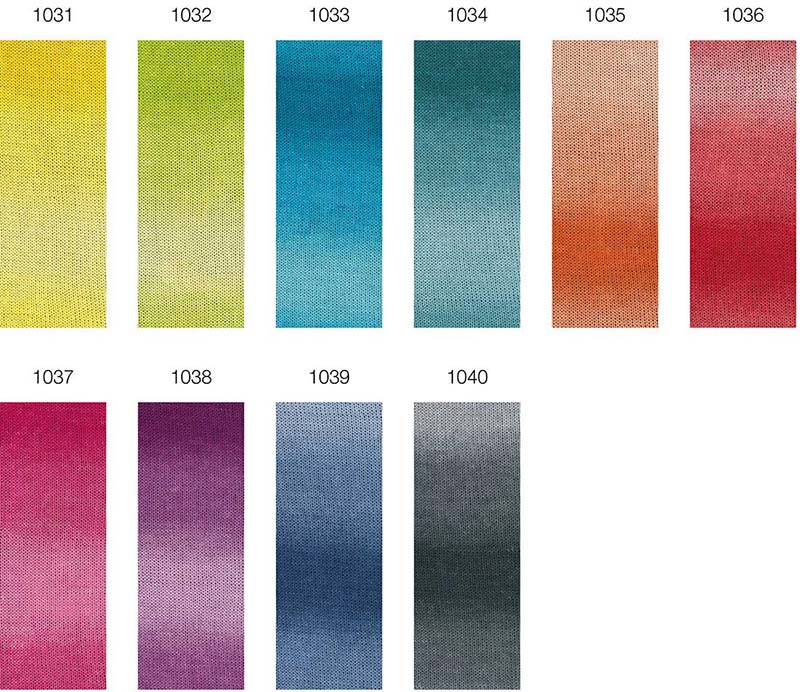 Gomitolo Tono Farbkarte Lana Grossa