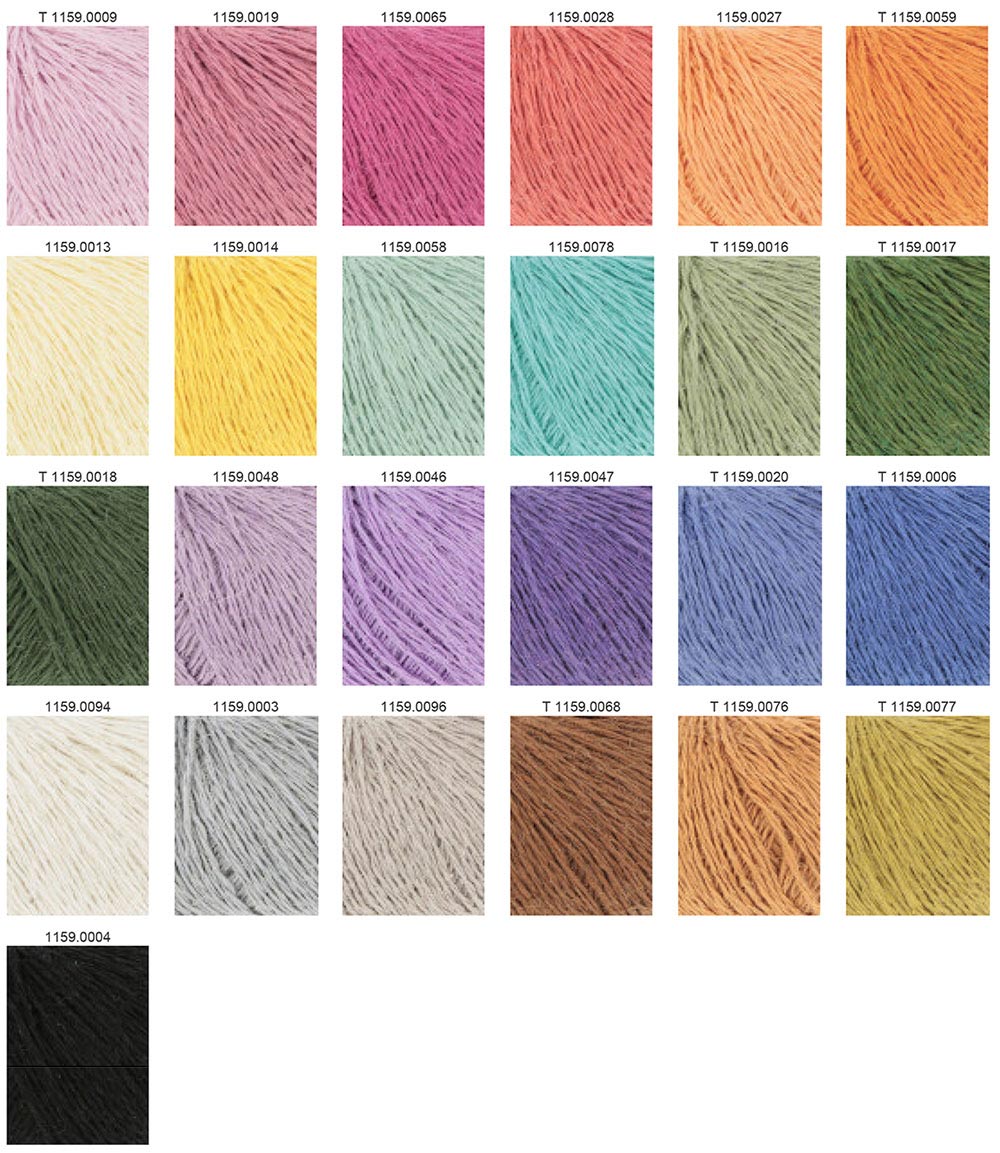 Ananas Lang Yarns Farbkarte