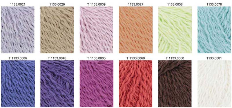Ortica Lang Yarns Farbkarte