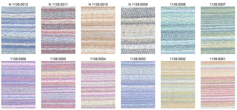 Secret Garden Lang Yarns Farbkarte