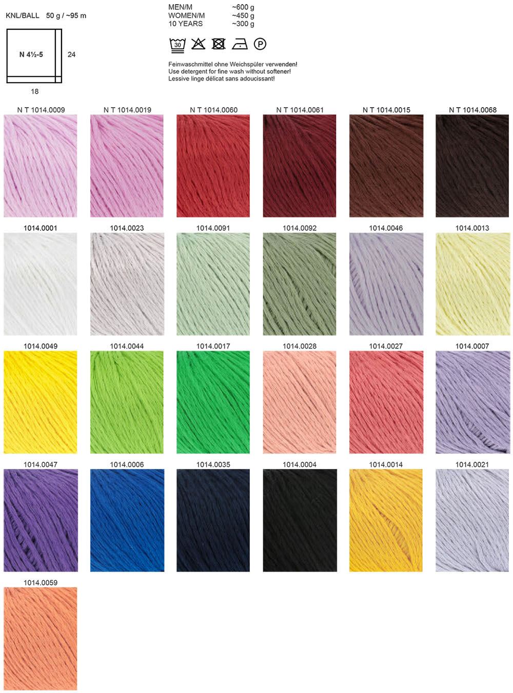 Sunshine Wooladdicts Lang Yarns