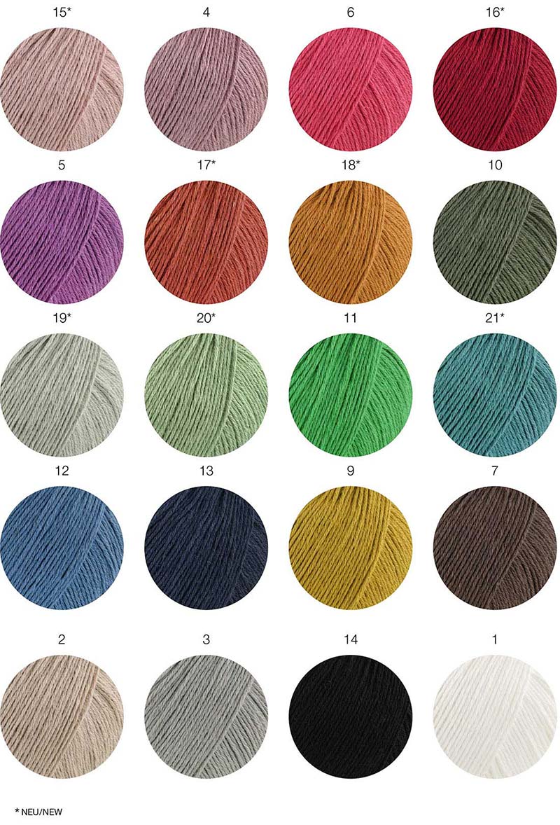 Linissimo Farbkarte Lana Grossa