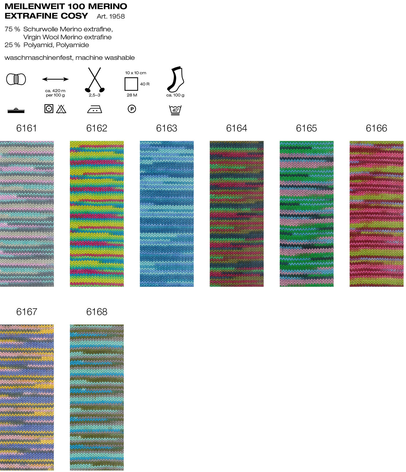 Meilenweit 100 Merino Extrafine Cosy Lana Grossa