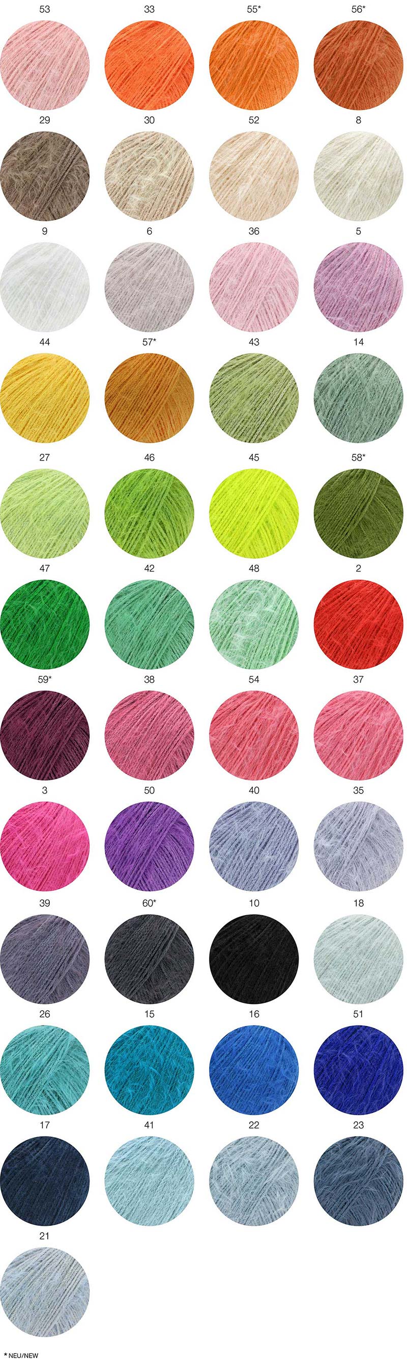 Per Fortuna Farbkarte Lana Grossa