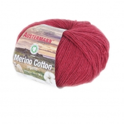 Merino Cotton Austermann 03 rot