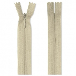 Unsichtbare Reißverschlüsse S6 089 rohweiß | 22 cm