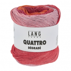 Quattro Degrade Lang Yarns 0002 FUCHSIA/ROT/ROSA