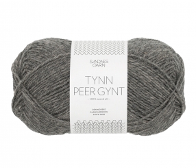 Tynn Peer Gynt Sandnes Garn 1053 Mork Gramelert