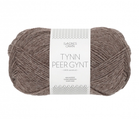 Tynn Peer Gynt Sandnes Garn 2652 Mellombrun Melert