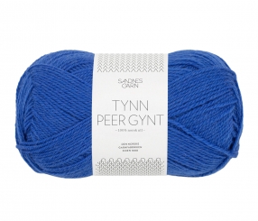 Tynn Peer Gynt Sandnes Garn 5845 Dazzling Blue