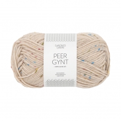 Peer Gynt Tweed Sandnes Garn 2720 Marsipan Tutti Frutti Tweed