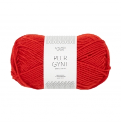 Peer Gynt Sandnes Garn 4018 Scarlet Red