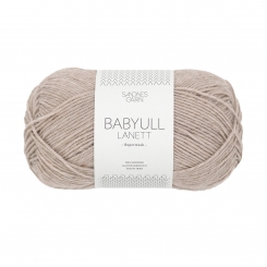 Babyull Lanett Sandnes Garn 2650 Beigemelert