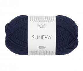 Sunday Sandnes Garn 5882 Marinebla