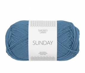 Sunday Sandnes Garn 6042 Mork Himmelbla