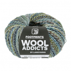 Footprints 4-fach Lang Yarns 01 Blue/Green