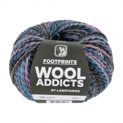 Footprints 4-fach Lang Yarns 09 Black/Lilac/Petrol