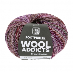 Footprints 4-fach Lang Yarns 11 Lilac/Fuchsia/Brown