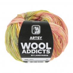 Artsy Lang Yarns 11 Yellow/Rose