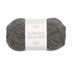 Alpakka Folgetrad Sandnes Garn 1053 Mork Gramelert