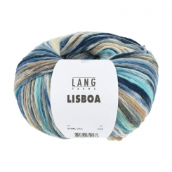 Lisboa Lang Yarns 04 Blau/Beige/Grau