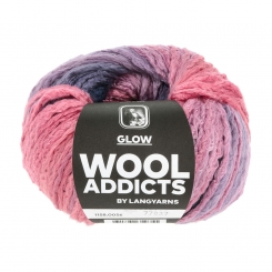 Glow Lang Yarns 056 Navy/Coral