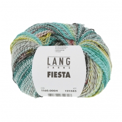 Fiesta Lang Yarns 04 Türkis/Auqa/Grau/Lachs