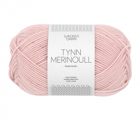 Tynn Merinoull Sandnes Garn 3511 Pudderrosa